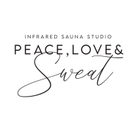 Peace, Love and Sweat Logo