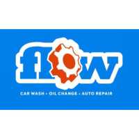 Flow Auto and Wash Logo
