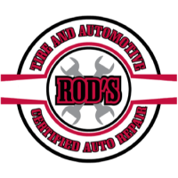 Rod's Tire and Automotive Logo