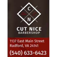 Cut Nice Barbershop Logo
