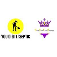 You Dig It! Septic and Cajun Royal Flush-Restrooms, LLC. Logo