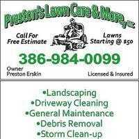 Preston's Lawn Care & More LLC Logo