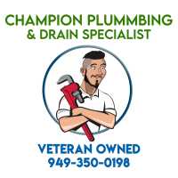 Champion Plumbing and Drain Specialist Logo