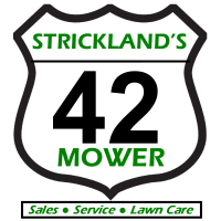 Strickland's 42 Mower Sales & Service Logo