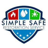Simple Safe Water Restoration Logo