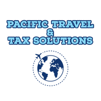 Pacific Travel and Talking Tax Solutions Logo