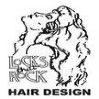Locks That Rock Hair Design Logo
