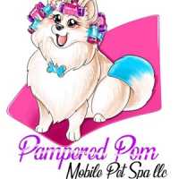 Pampered Pom Mobile Pet Spa Logo