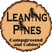 Leaning Pines Campground and Cabins Logo