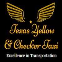 Texas Yellow & Checker Taxi Logo