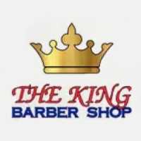 The king barber shop Logo