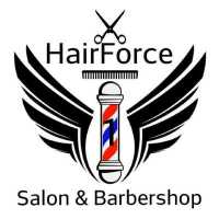 HairForce 1 Salon & Barbershop Logo
