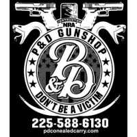 P&D Concealed Carry and Gun Shop Logo