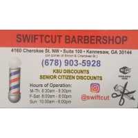 Swiftcut Barber Shop Logo