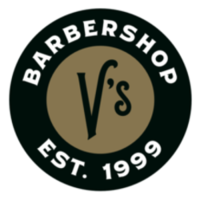 V's Barbershop Logo