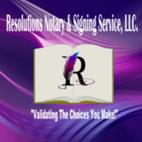 Resolutions Notary & Signing Service, LLC Logo