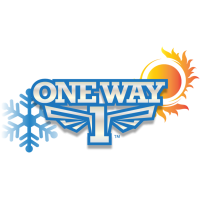 One Way Heating And Cooling Logo
