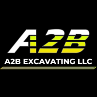 A2B Excavating Logo