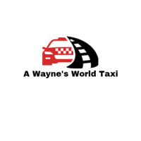A Wayne's World Taxi Logo