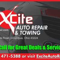 Excite Auto Repair & Towing Logo