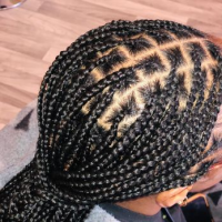 Pretty Lady African Hair Braiding Logo