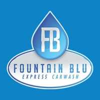 Fountain Blu Express Car Wash Logo