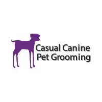 Casual Canine Pet Grooming Logo