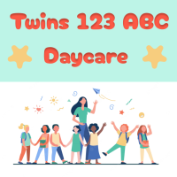 Twins 123 ABC Group Family Daycare Logo