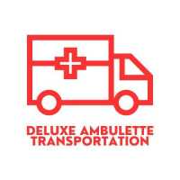 Deluxe Ambulette Transportation Logo