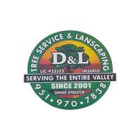 D & L Tree and Landscaping Logo