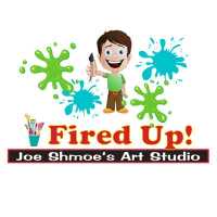 Fired Up! Joe Shmoe's Art Studio Logo