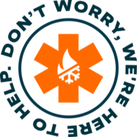 Heating + Air Paramedics Logo