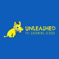 Unleashed Pet Grooming School Logo