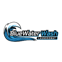 BlueWater Wash Laundromat Logo