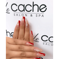 Le Cache Hair and Nail Salon Logo