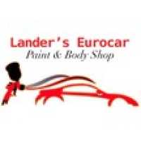 Lander's Eurocar Paint & Body Shop Logo
