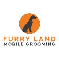 Furry Land Mobile Grooming Logo