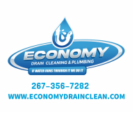 Economy Drain Cleaning & Plumbing Logo