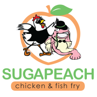 Sugapeach Chicken & Fish Fry Logo
