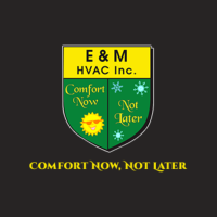 E & M HVAC Inc. Logo