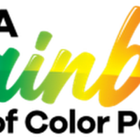 A Rainbow of Color Painting Logo