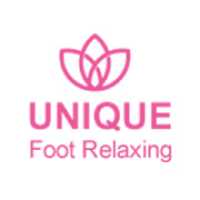 Unique Foot Relaxing Logo