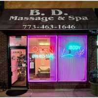 B. D. Massage & Spa Logo