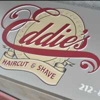 Eddie's Haircut and Shave Logo