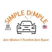 Simple Dimple Auto Glass & Paintless Dent Repair Logo