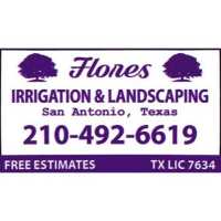 Flores Irrigation and Landscaping Logo