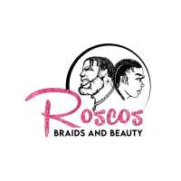 Rosco's Braids and urban art studio Logo