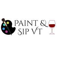 Paint and Sip VT Logo