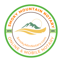 Smoky Mountain Notary Logo