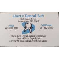 Hurt's Dental Lab Logo